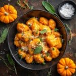 Pumpkin Sage Gnocchi with Brown Butter Sauce and Crispy Sage Recipe