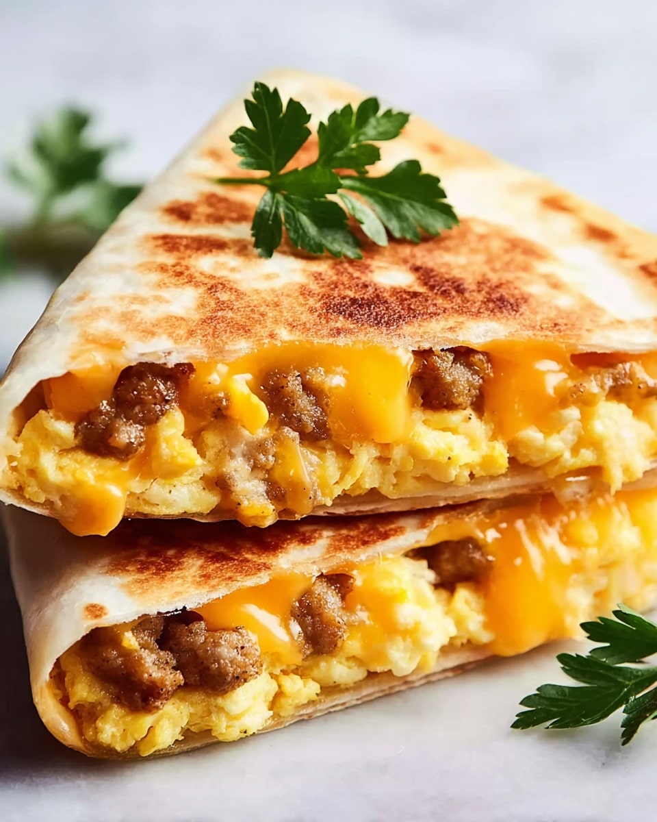 Breakfast Crunchwrap with Hash Browns, Sausage, Eggs, and Cheddar Recipe 5 Breakfast Crunchwrap with Hash Browns, Sausage, Eggs, and Cheddar Recipe - Recipe Image