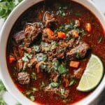 Authentic Mexican Beef Birria Stew with Tacos and Chartutilla Recipe