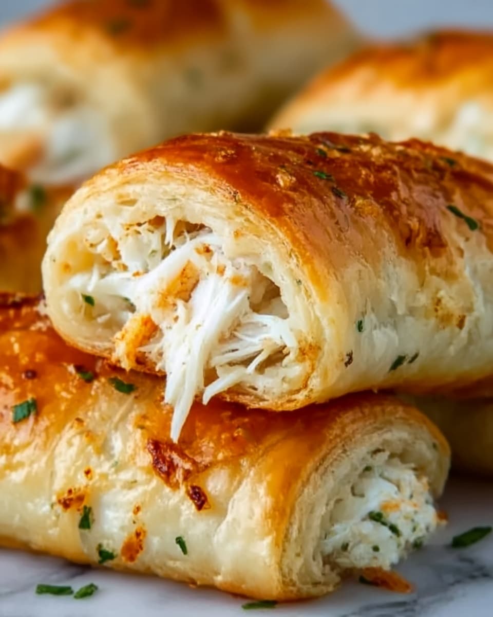 Crab & Cheese Filled Crescent Rolls Recipe - Recipe Image