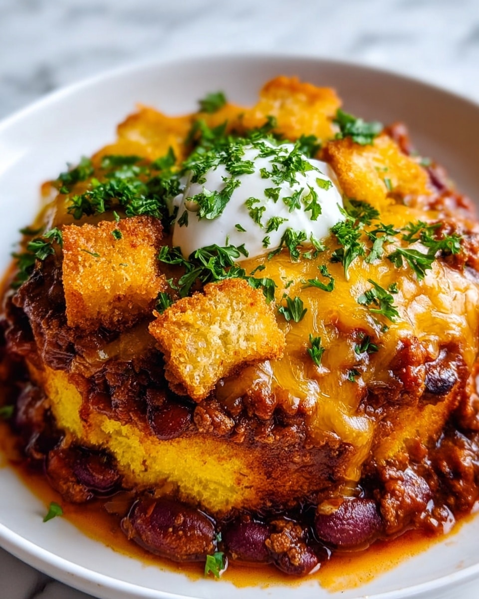 Cheesy One Pot Cowboy Casserole Recipe - Recipe Image