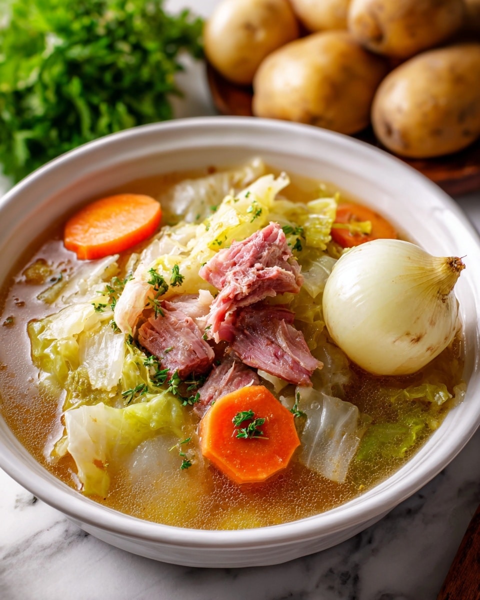 Corned Beef and Cabbage Soup Recipe - Recipe Image