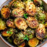 Garlic Parmesan Brussels Sprouts Recipe