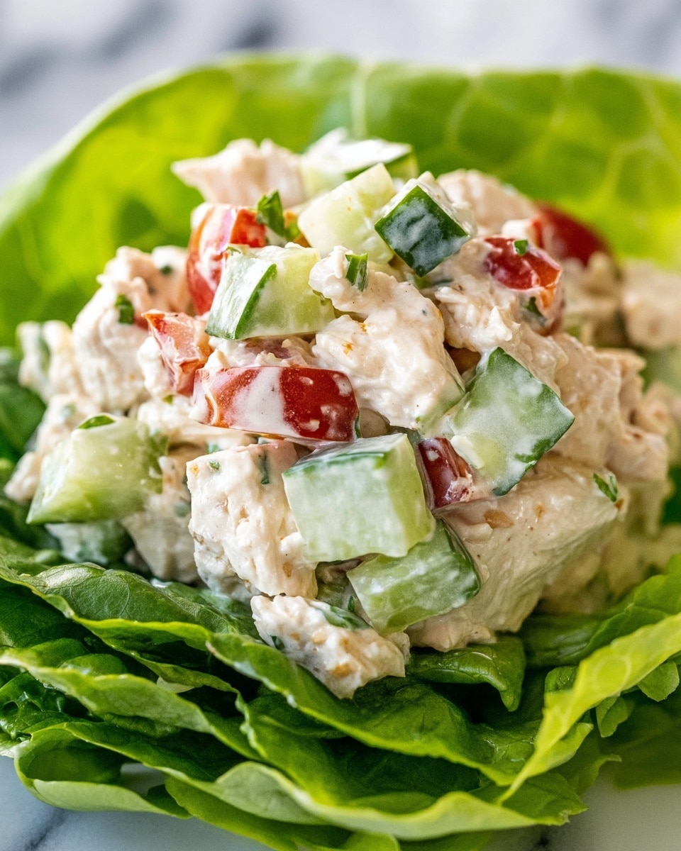 Cucumber Chicken Salad Recipe - Recipe Image
