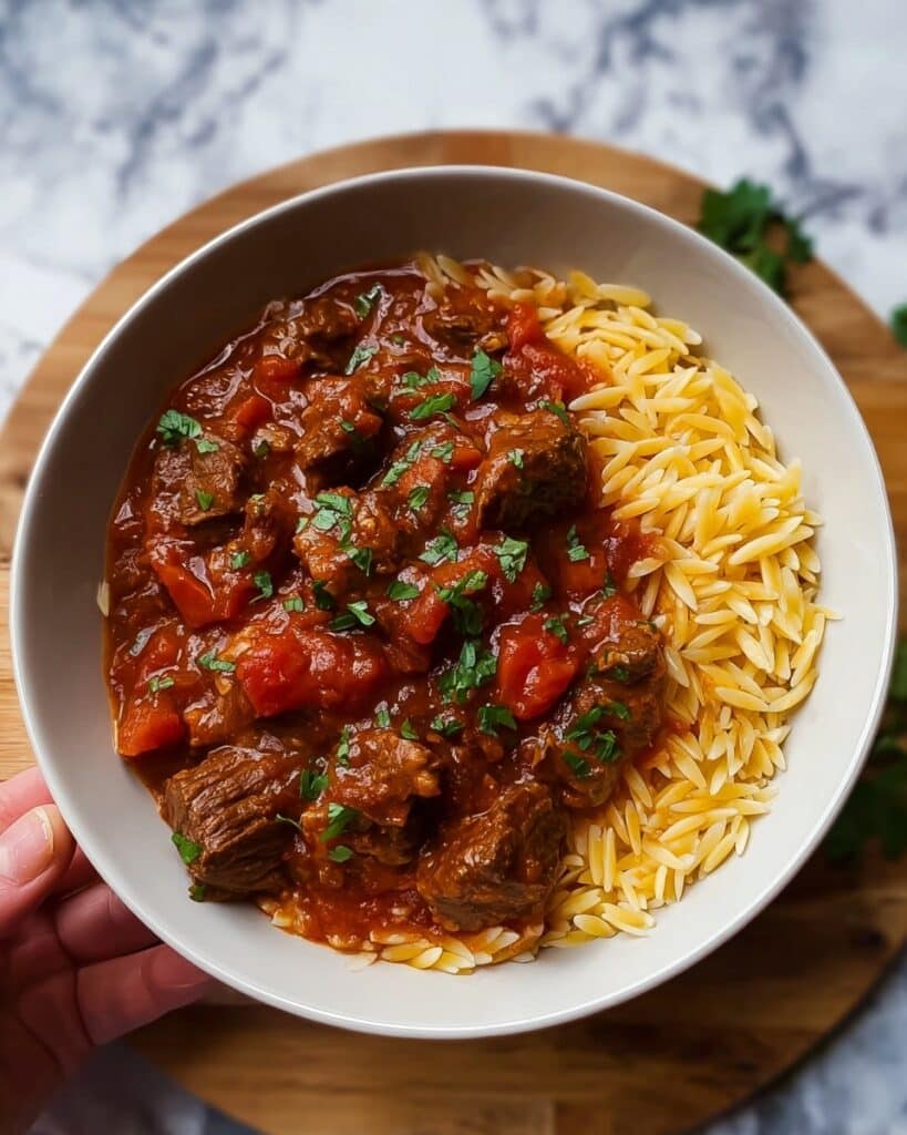 Beef Giouvetsi: A Traditional Greek Beef and Orzo Stew Recipe