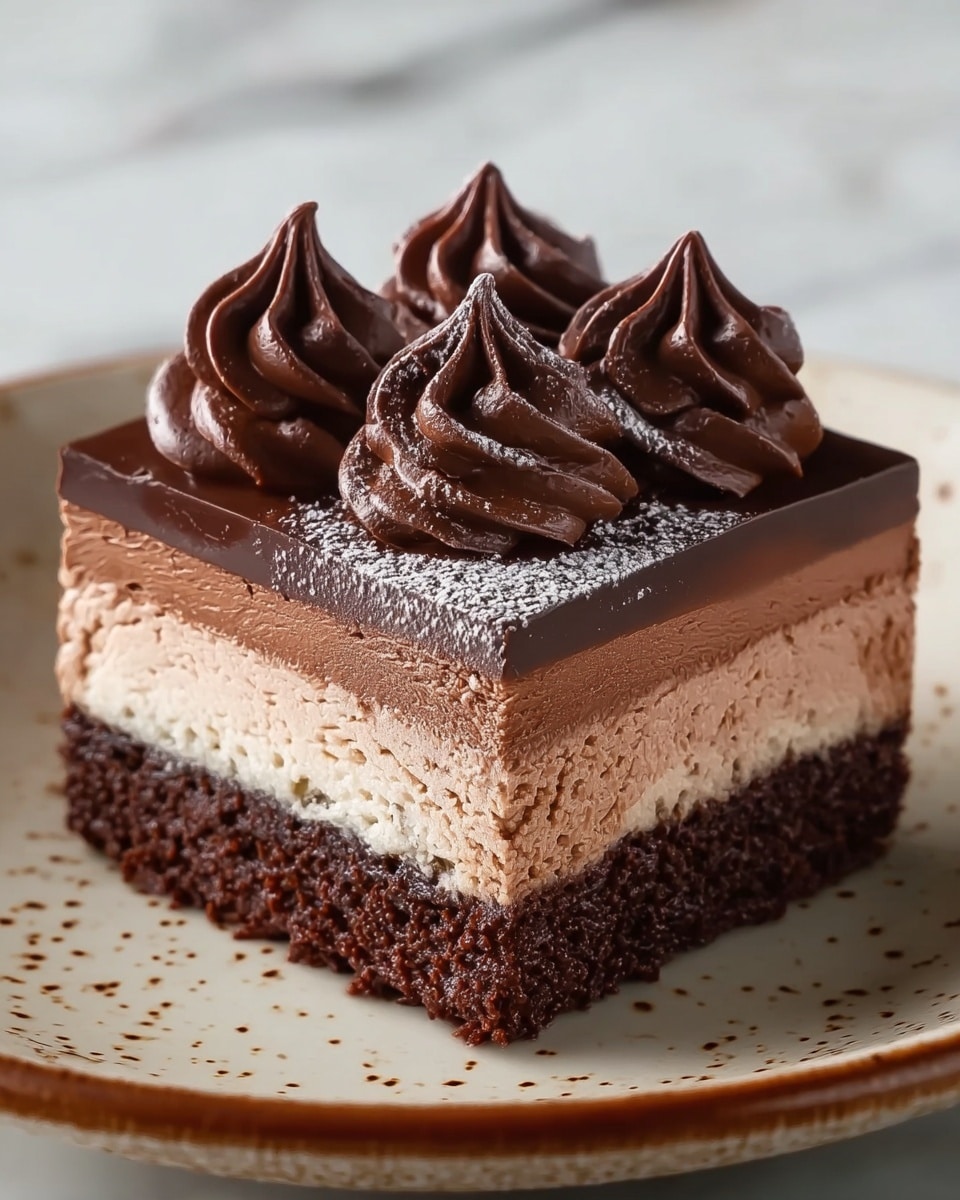 Chocolate Mousse Brownies Recipe