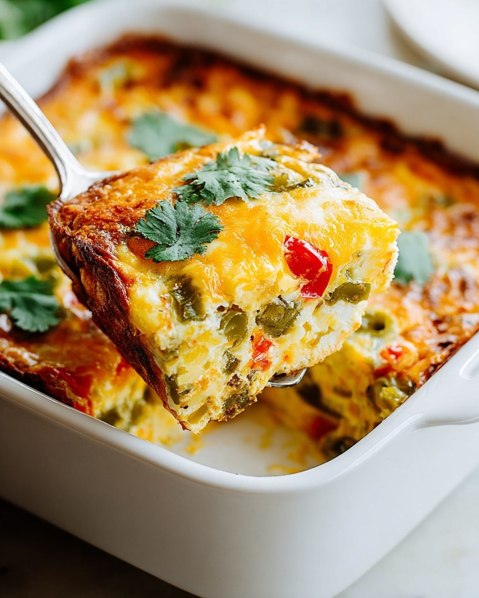 Delicious Chile Relleno Casserole Recipe - Recipe Image