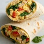 Veggie Breakfast Egg Wraps Recipe
