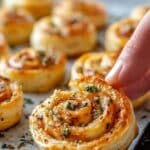 Ham and Cheese Puff Pastry Pinwheels Recipe