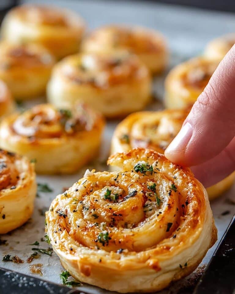 Ham and Cheese Puff Pastry Pinwheels Recipe