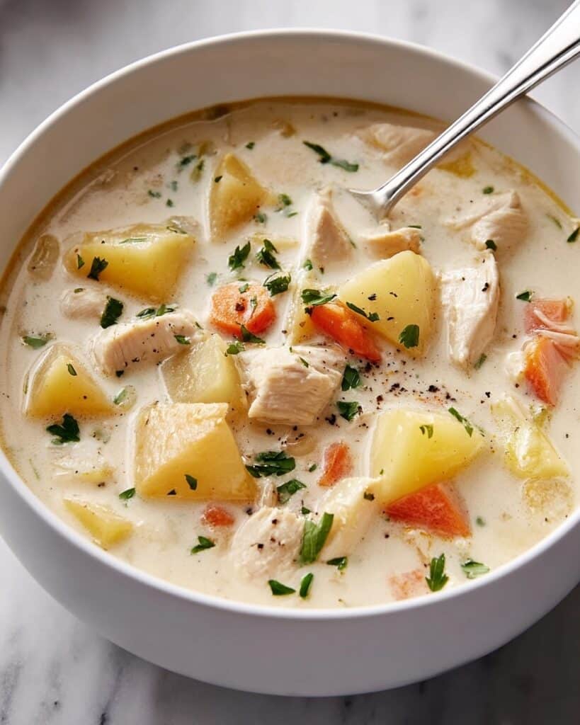 Creamy Chicken and Potato Soup Recipe