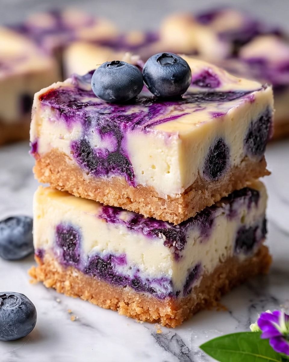 Blueberry Cheesecake Bars Recipe - Recipe Image