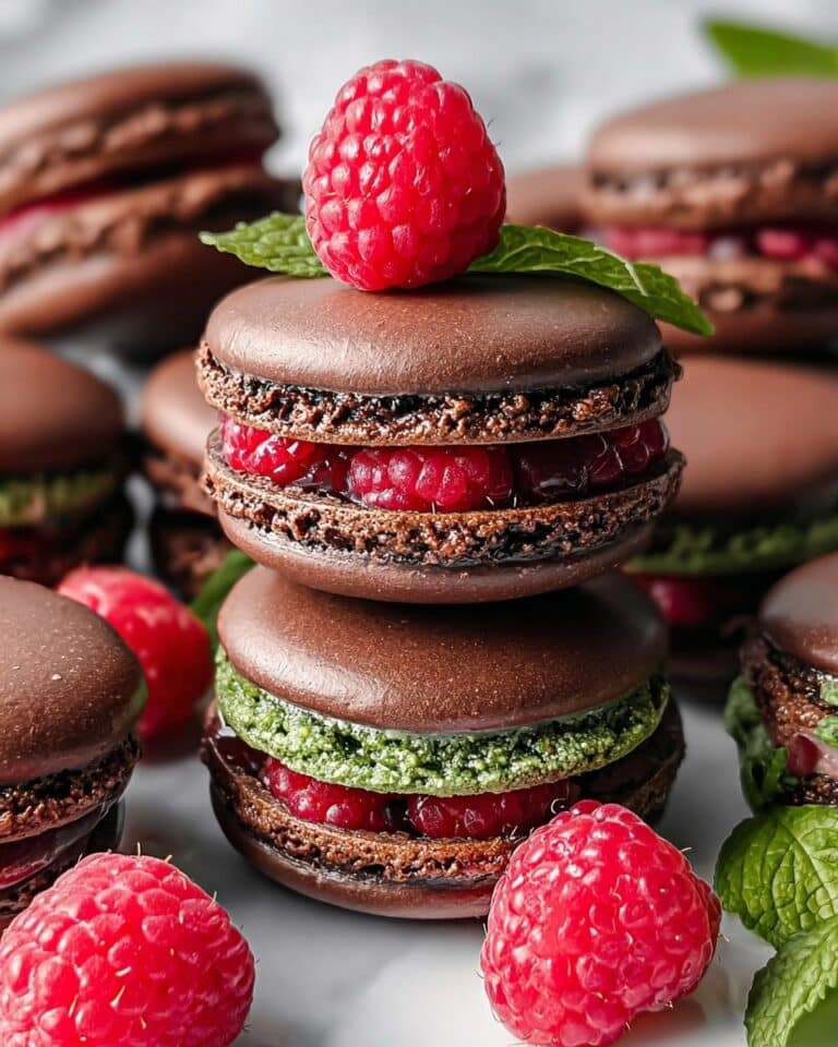 Dark Chocolate Raspberry Macarons: A Decadent Treat for Every Occasion Recipe