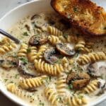 Creamy Mushroom Pasta Soup Recipe