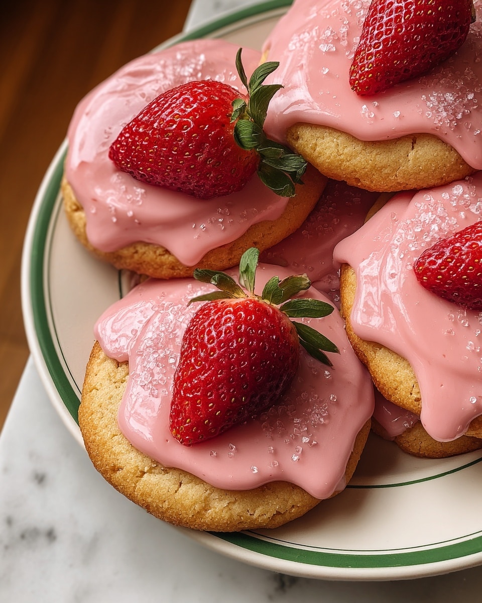 Strawberry Sugar Cookies Recipe - Recipe Image