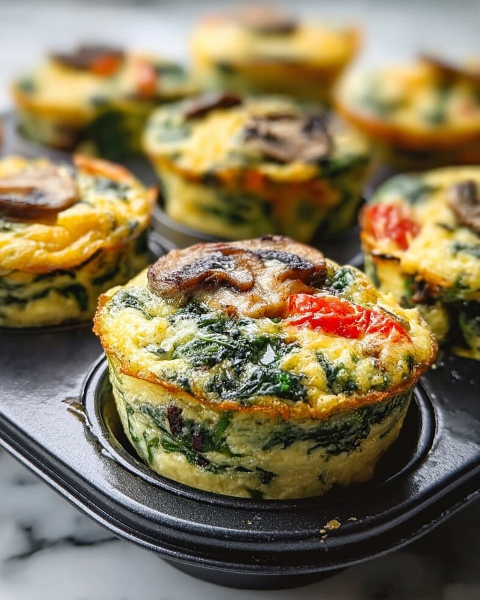 Spinach Quiche Muffins Recipe - Recipe Image