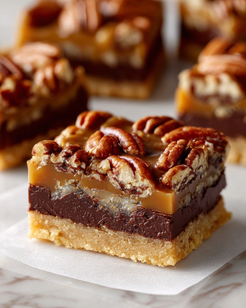 Gooey Pecan Pie Brownies Recipe - Recipe Image