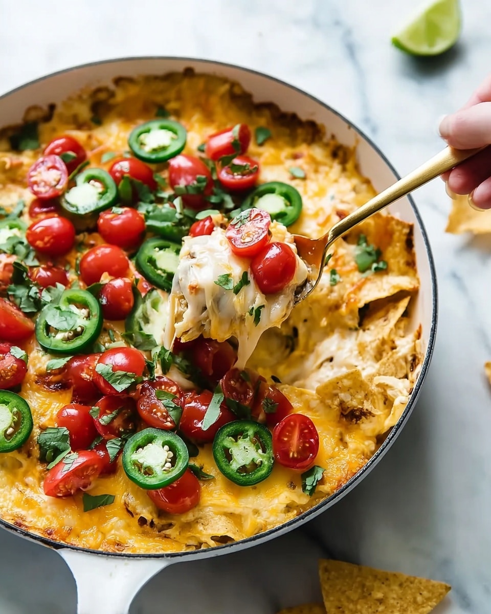 Super Easy Chicken Nacho Casserole Recipe