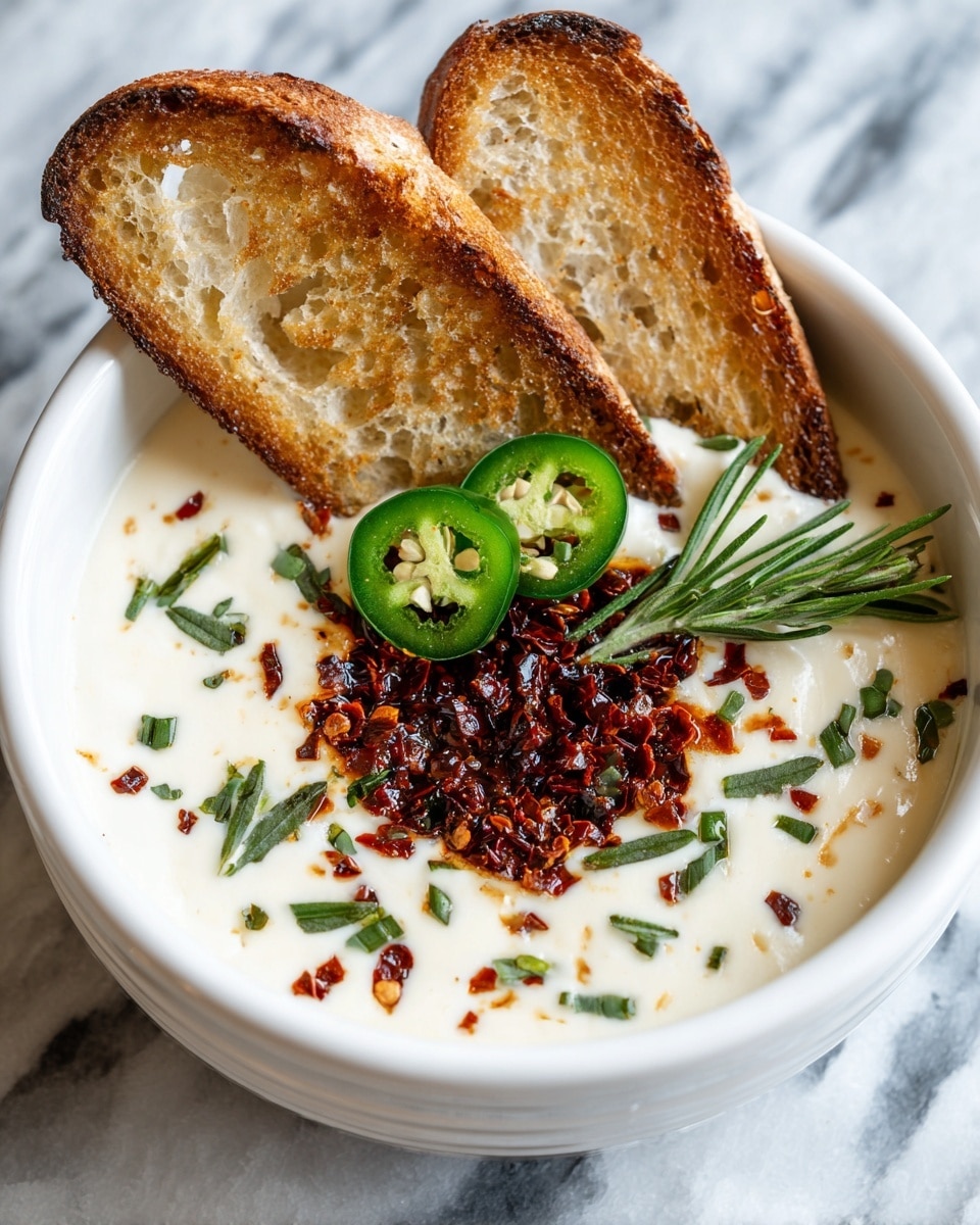 Spicy Jalapeño Popper Soup with Grilled Cheese Dippers Recipe 5 Spicy Jalapeño Popper Soup with Grilled Cheese Dippers Recipe - Recipe Image
