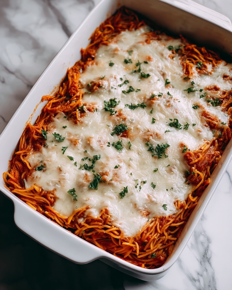 Baked Spaghetti with Cream Cheese Recipe - Recipe Image
