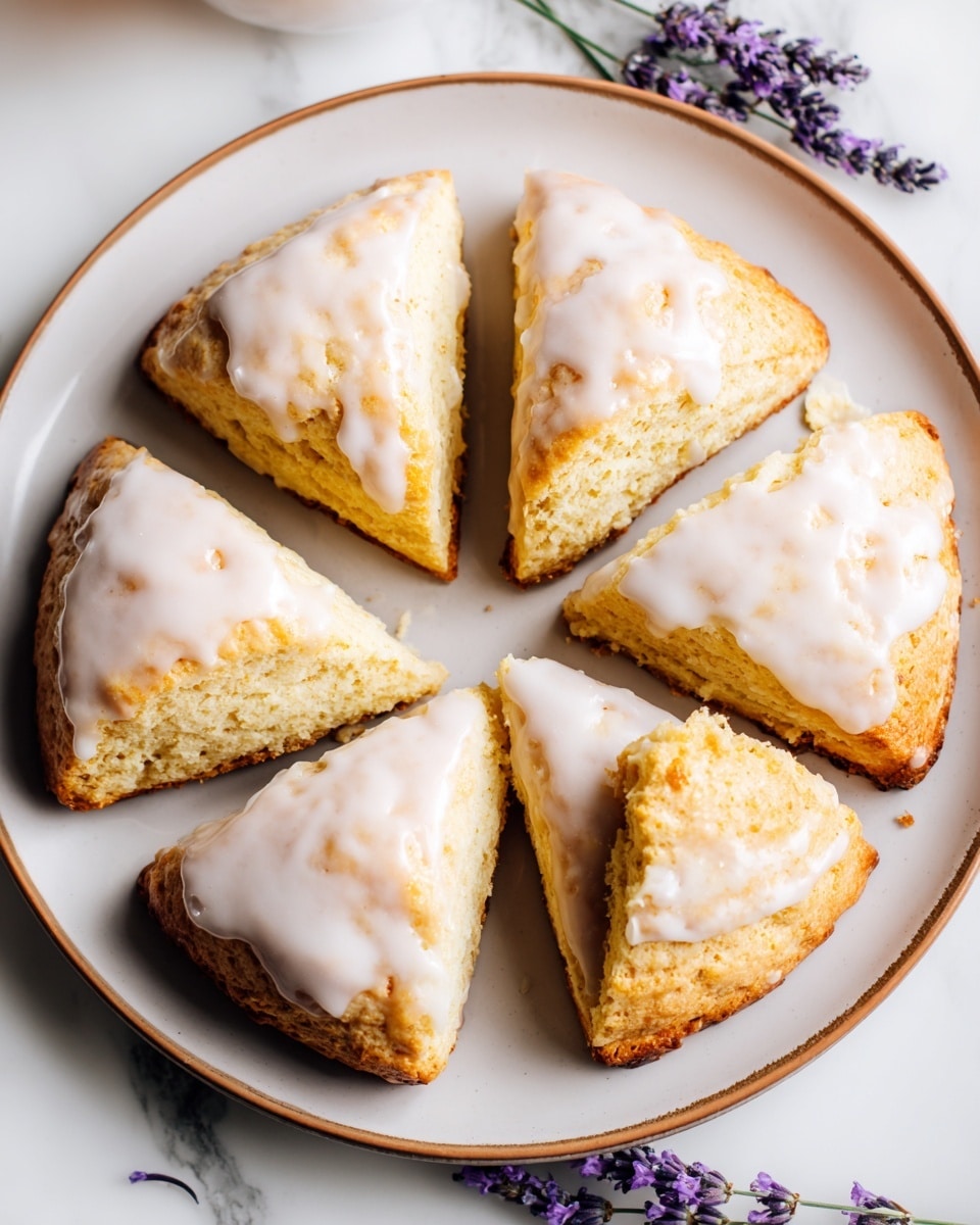 Perfect Lemon Lavender Scones Recipe - Recipe Image