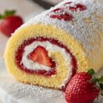 Strawberry Shortcake Cake Roll Recipe