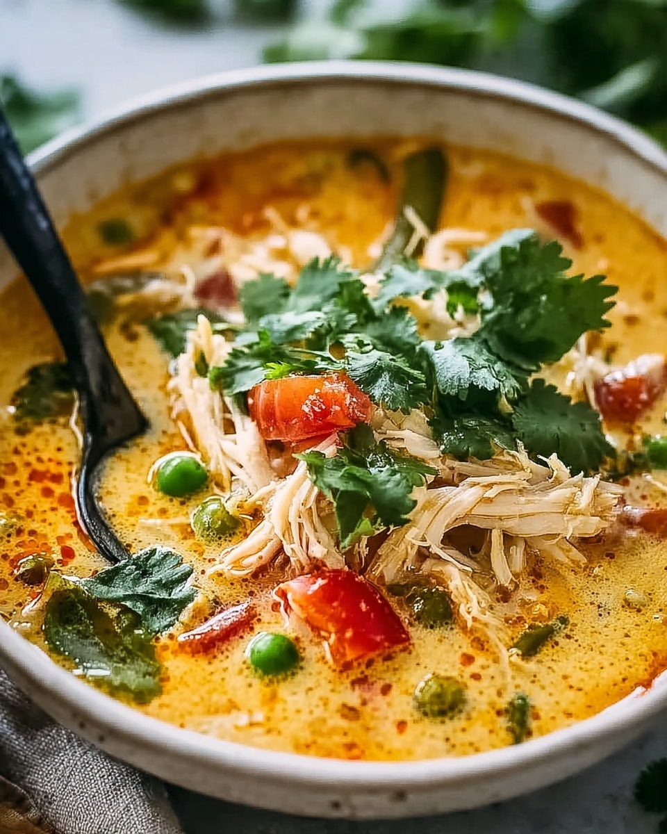 Thai-Inspired Curry Chicken Soup Recipe - Recipe Image