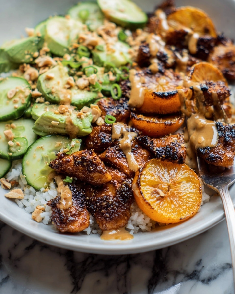 Spicy Chicken Yum Yum Rice Bowls Recipe - Recipe Image