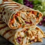 Crunchy Southwestern Chicken Wrap Recipe