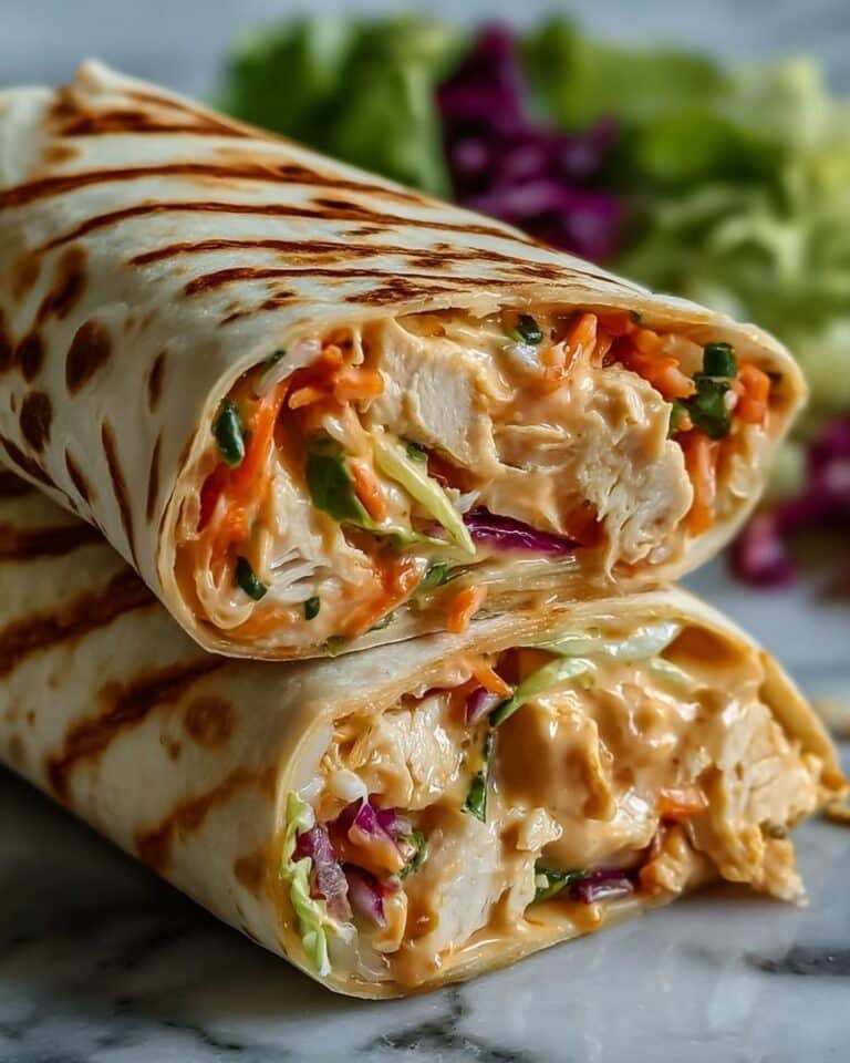 Crunchy Southwestern Chicken Wrap Recipe