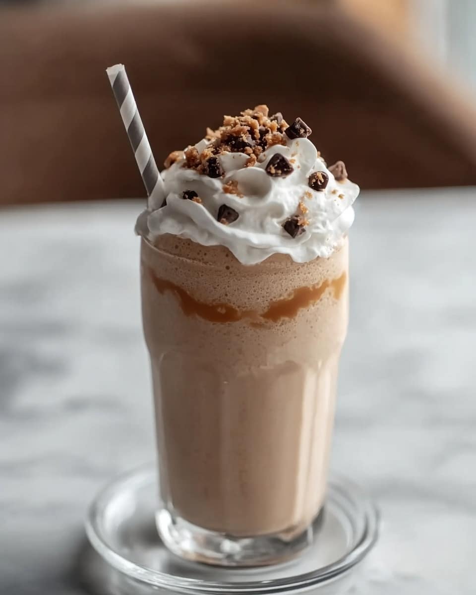 Toffee Coffee Frappé Recipe 5 Toffee Coffee Frappé Recipe - Recipe Image