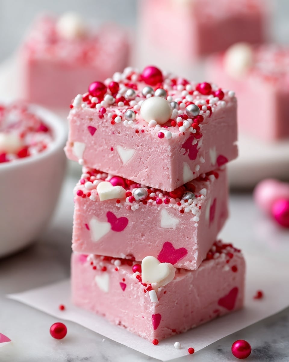 No-Bake Cherry Fudge Recipe - Recipe Image
