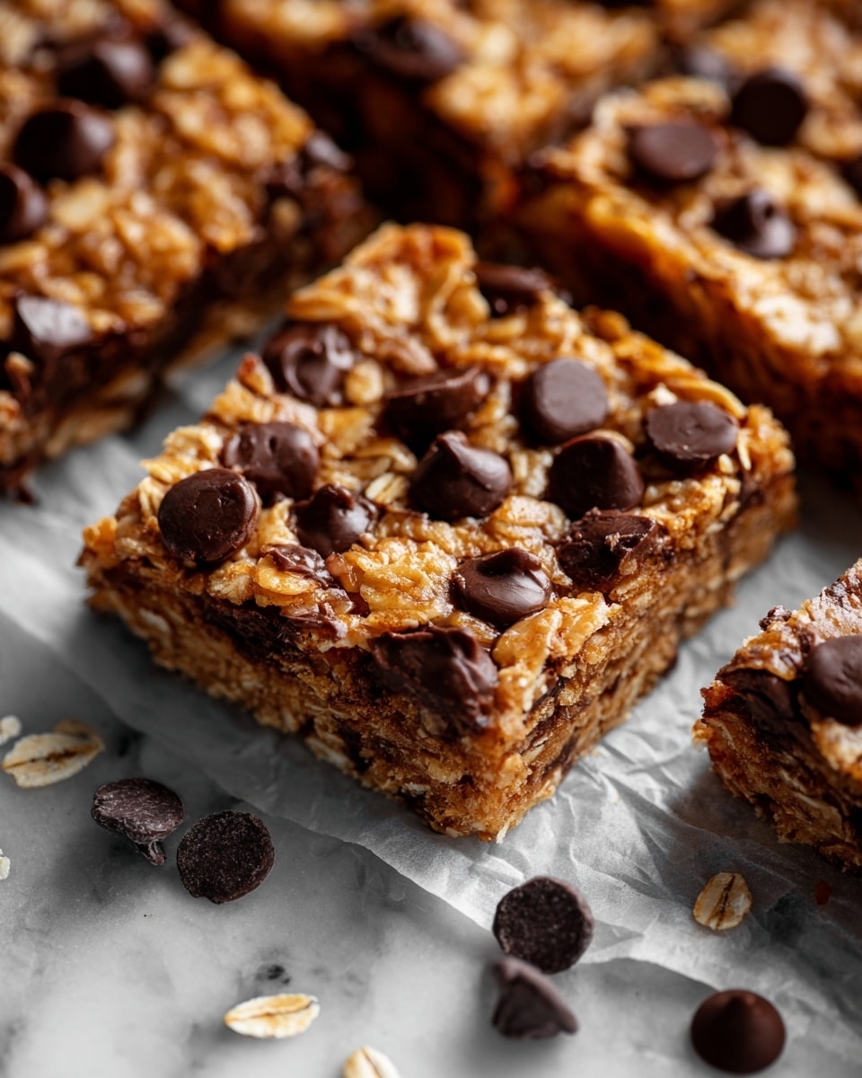 Oatmeal Chocolate Chip Bars Recipe - Recipe Image