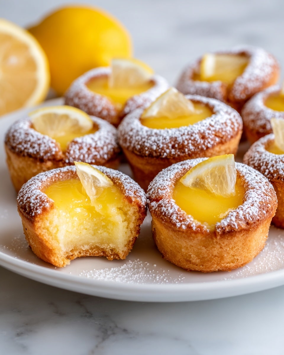 Mouthwatering Lemon Bar Cookie Cups Recipe - Recipe Image