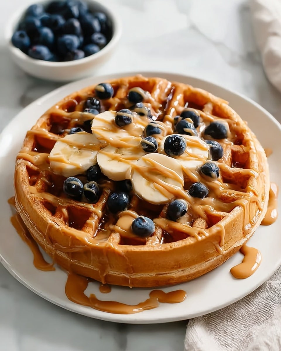 Peanut Butter Waffles Recipe