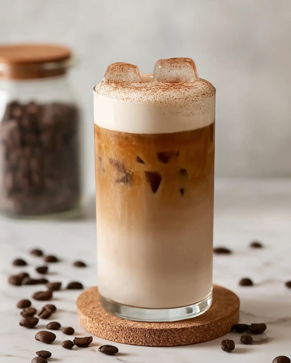 Brown Sugar Iced Latte with Cinnamon and Vanilla Recipe