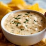 Mexican Restaurant Style White Cheese (Queso) Dip Recipe