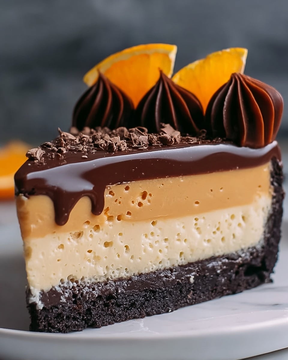 No-Bake Chocolate Orange Cheesecake Recipe