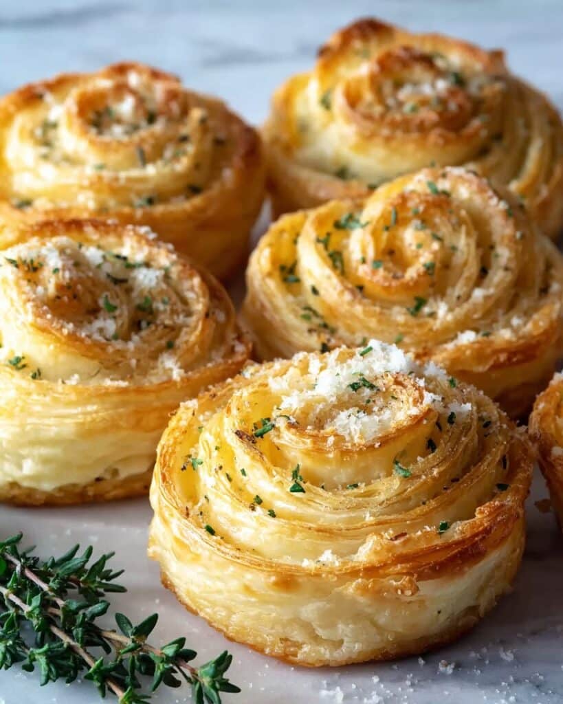 Garlic Parmesan Herb Cruffins Recipe