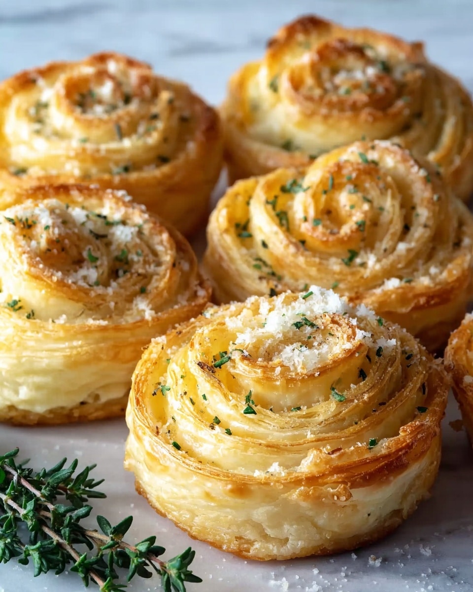 Garlic Parmesan Herb Cruffins Recipe