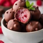 Chocolate Frozen Raspberries Recipe