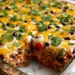 Easy Chicken Burrito Casserole Recipe