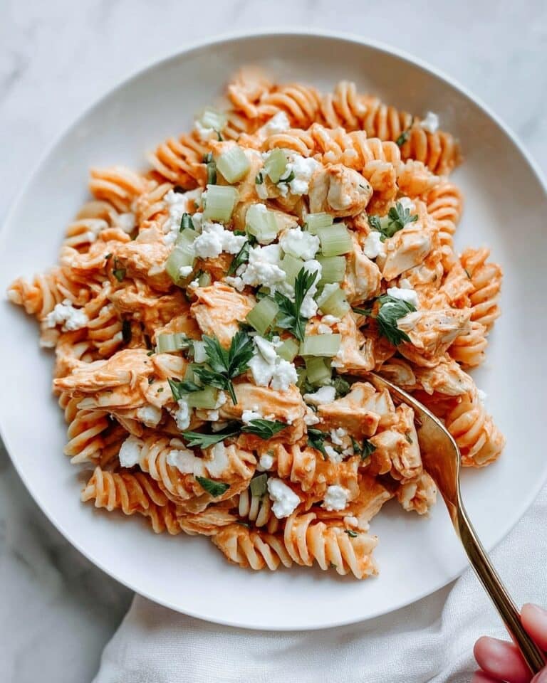 Buffalo Chicken Pasta Salad Recipe