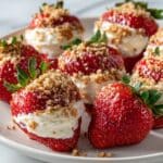 Cheesecake Deviled Strawberries Recipe