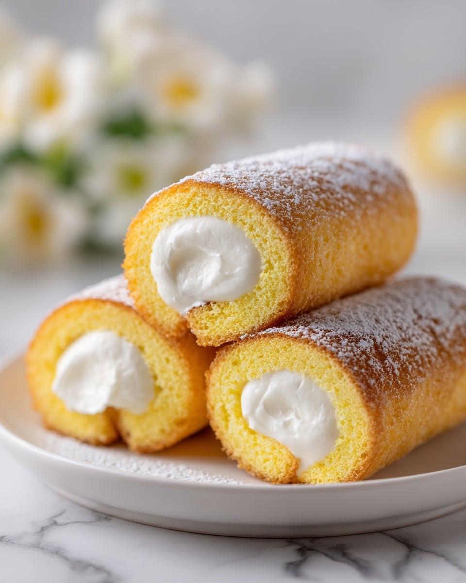 Homemade Twinkies Vanilla Cakes Recipe - Recipe Image