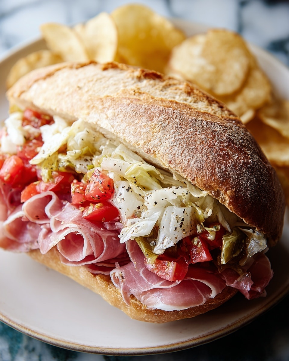 Chopped Italian Sandwich Recipe - Recipe Image