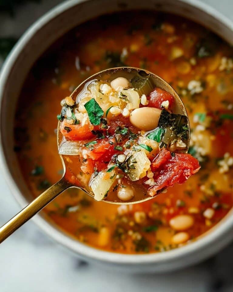 Hearty Vegetable Minestrone Soup Recipe