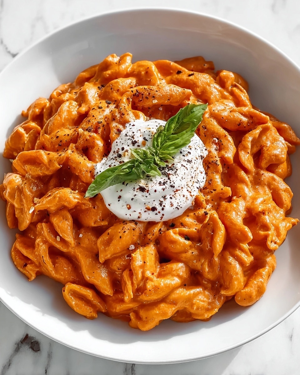Creamy Romesco Pasta Recipe - Recipe Image