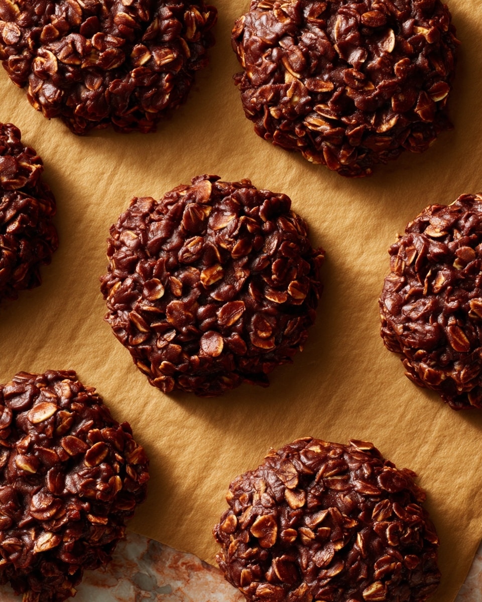 Chocolate No-Bake Cookies with Peanut Butter Recipe 5 Chocolate No-Bake Cookies with Peanut Butter Recipe - Recipe Image