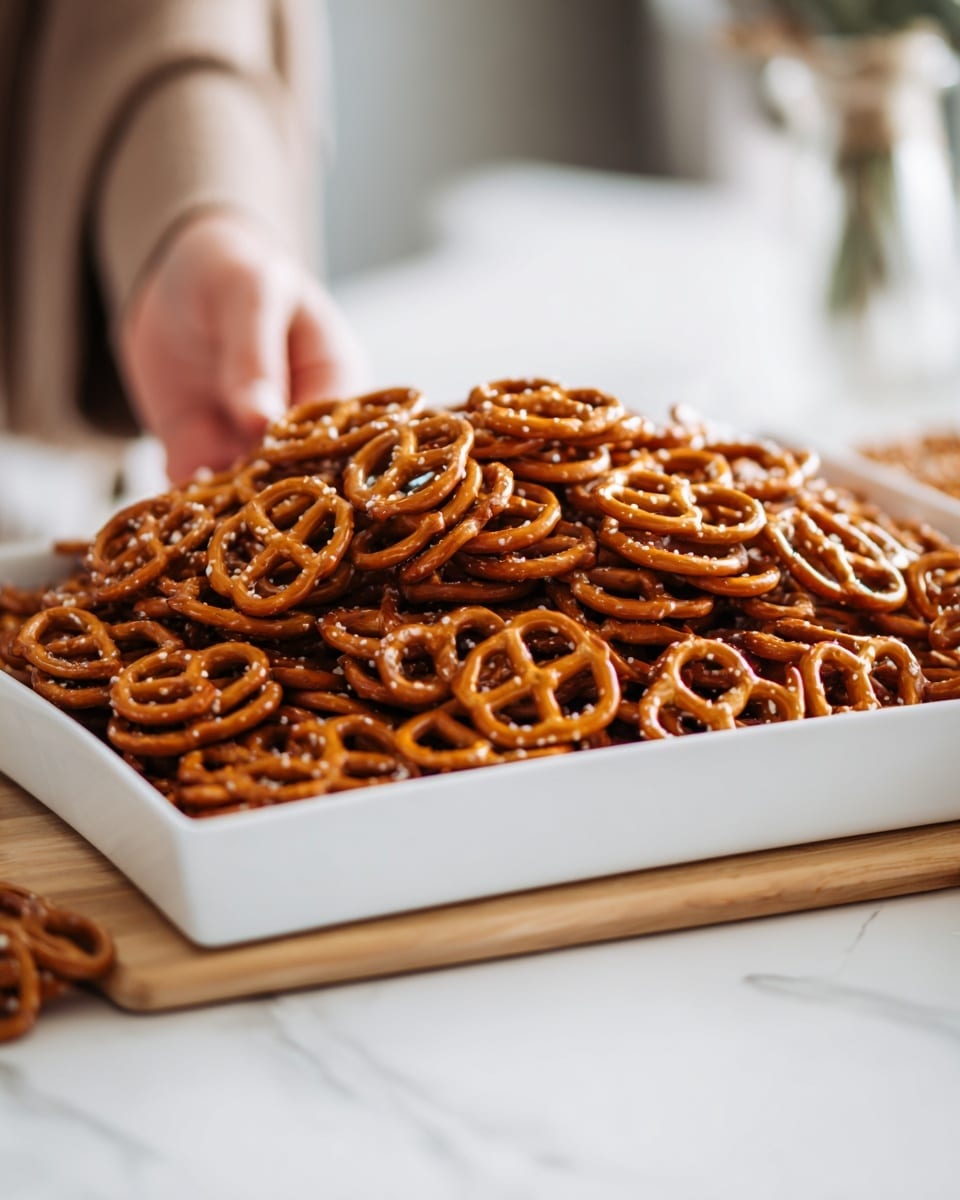 Baked Dill Pickle Pretzels Recipe - Recipe Image